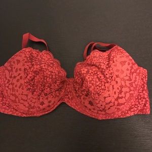 36DDD Body by Victoria Unlined Lacy Demi Bra